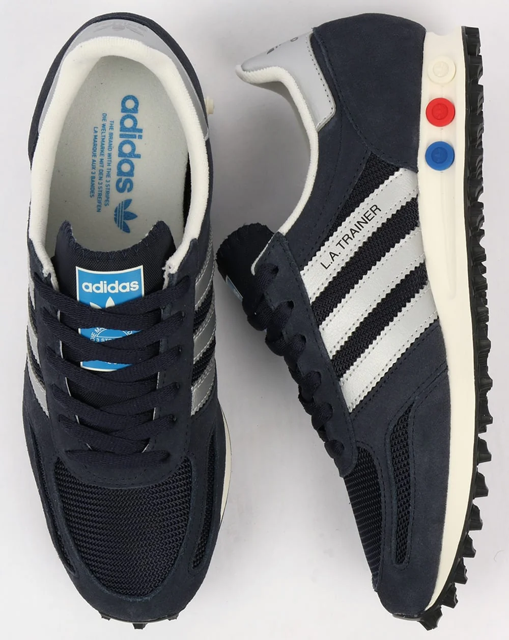 Adidas La Trainer Og Navy/silver - Image 2