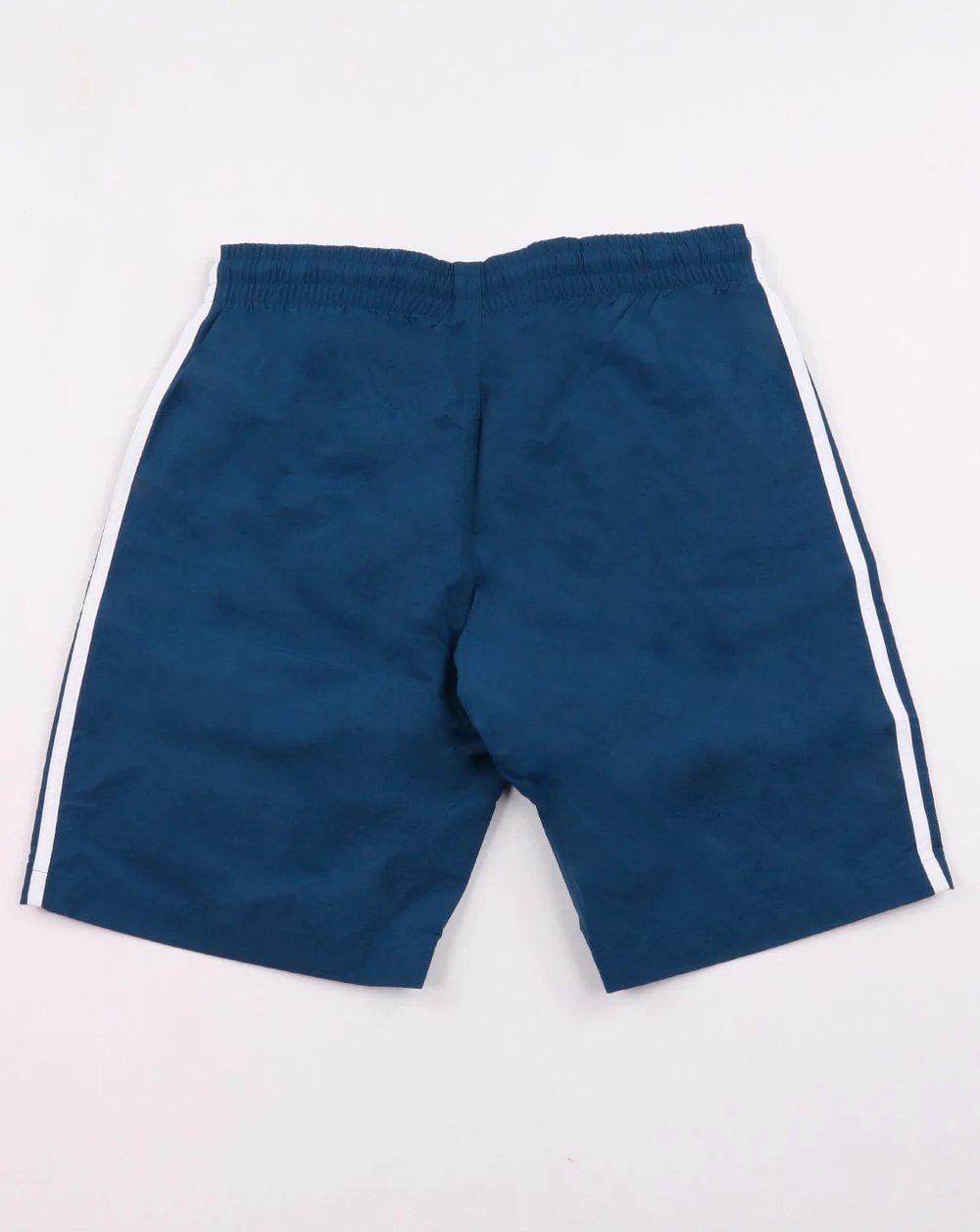 Adidas Originals 3 Stripe Swim Shorts Deep Blue - Image 4