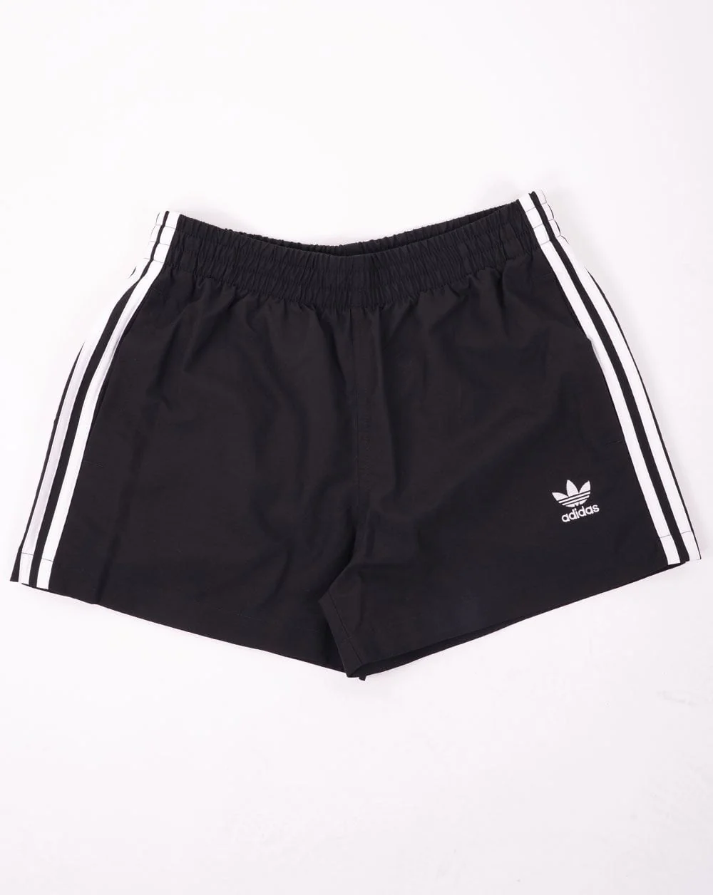 Adidas Originals 3 Stripes Swim Shorts Black