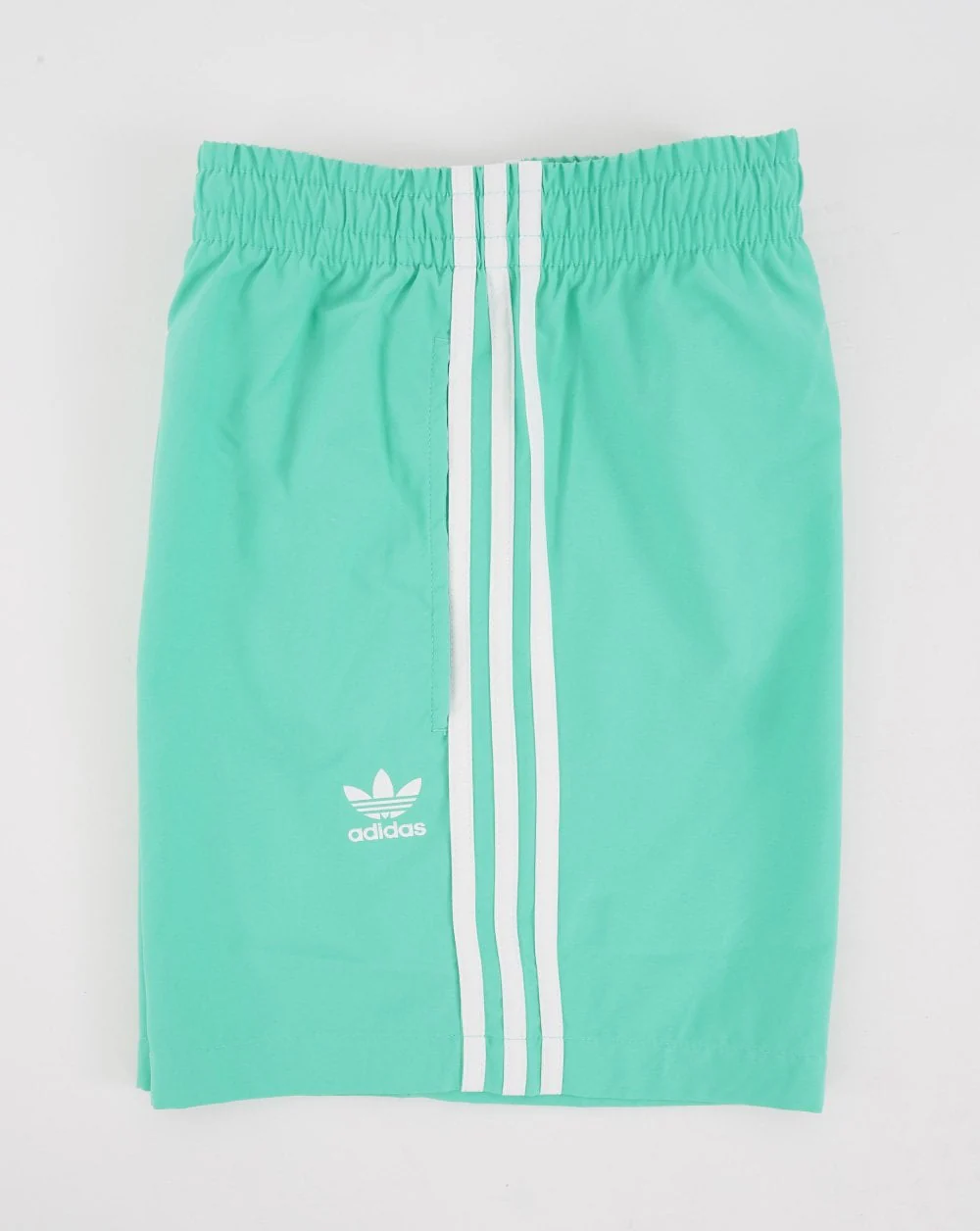 Adidas Originals 3 Stripes Swim Shorts Hi-Res Green