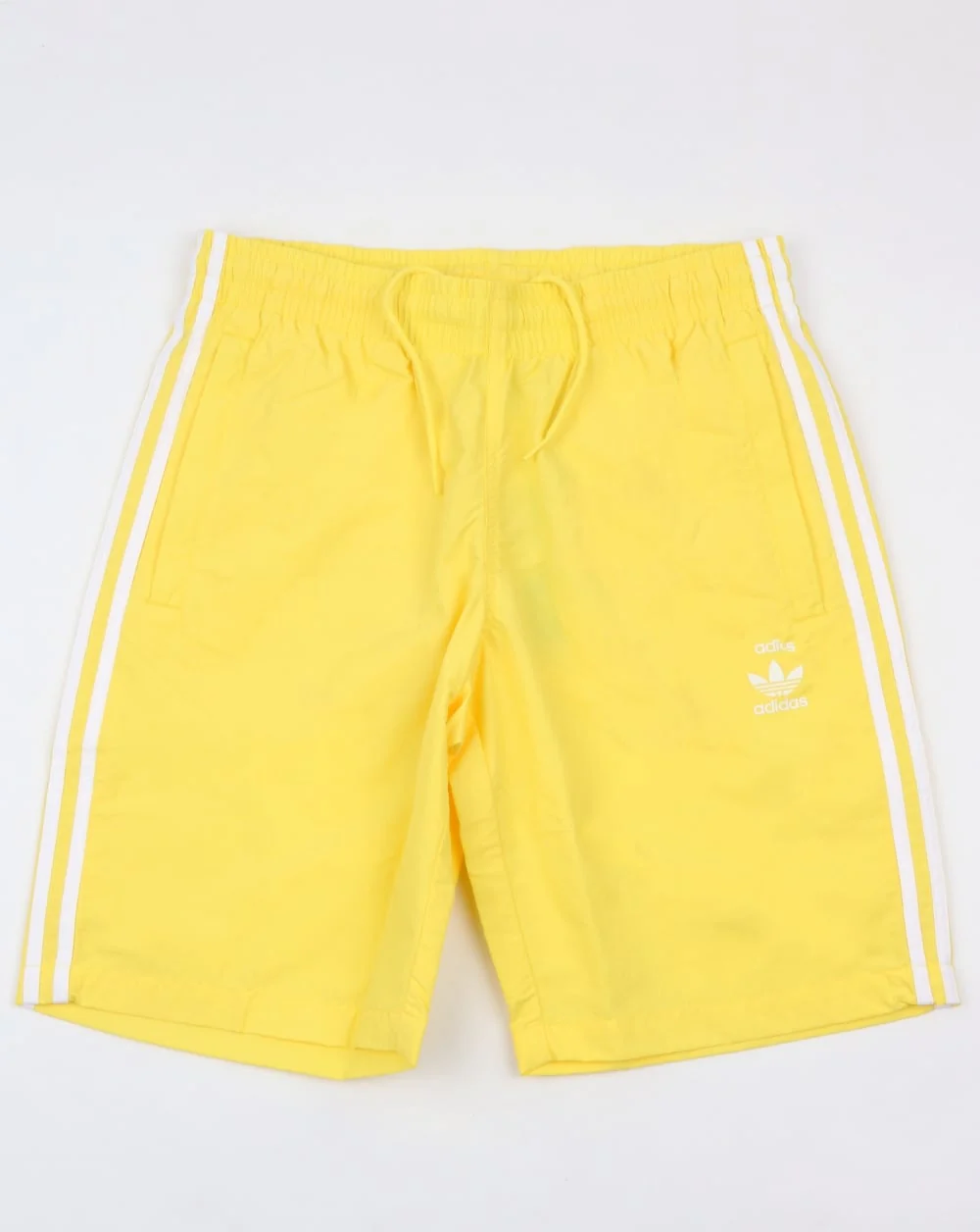 Adidas Originals 3 Stripes Swim Shorts Intense Lemon