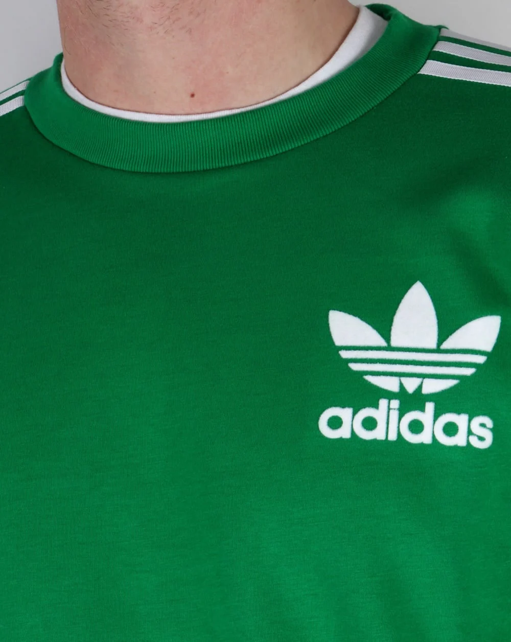 Adidas Originals Adicolour Sweatshirt Green/White - Image 3