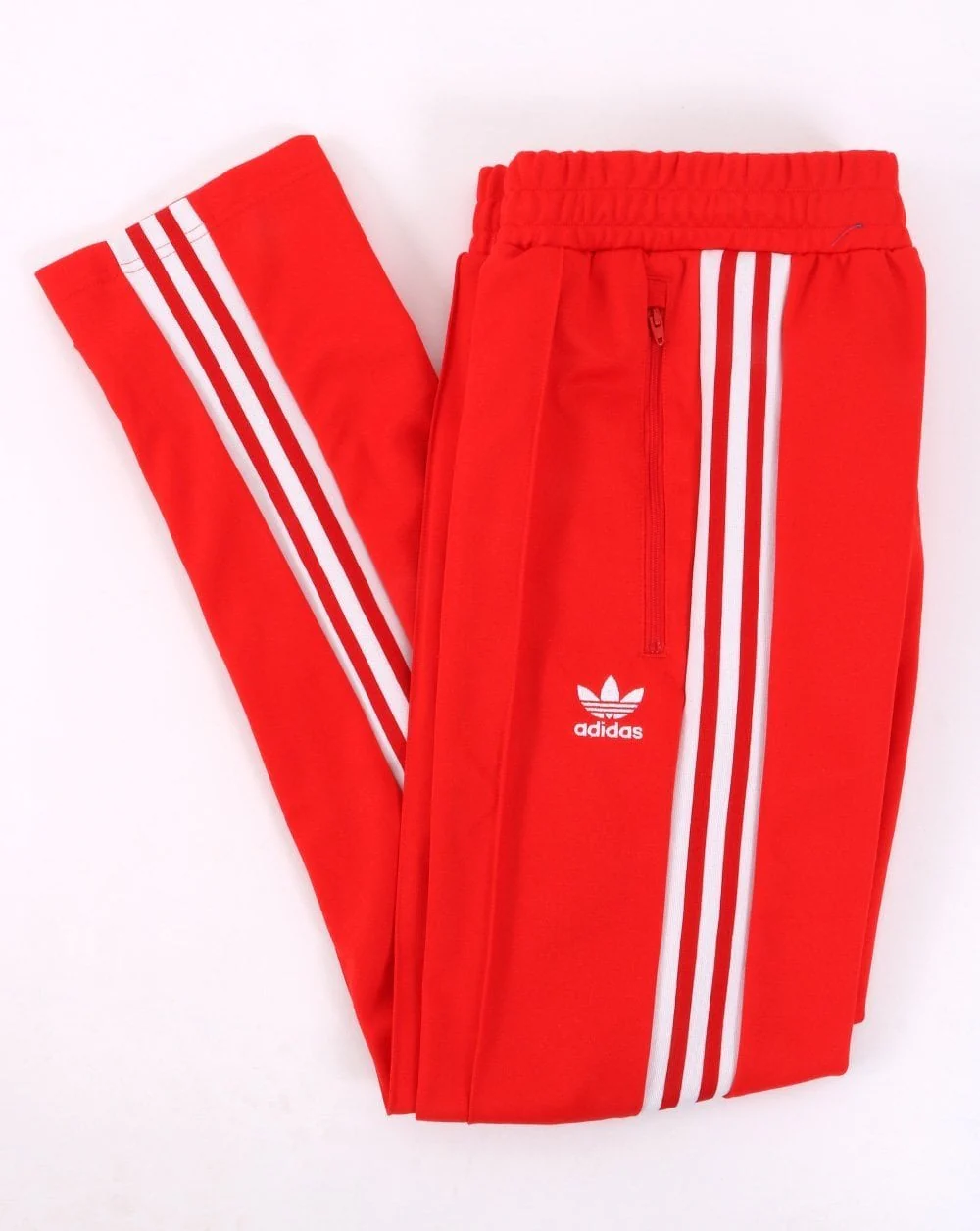 Adidas Originals Beckenbauer Track Pants Vivid Red - Image 3
