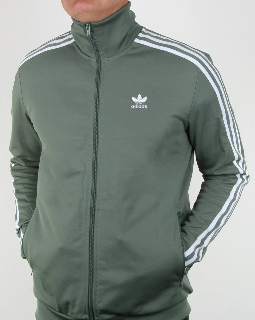 Adidas Originals Beckenbauer Track Top Trace Green - Image 3