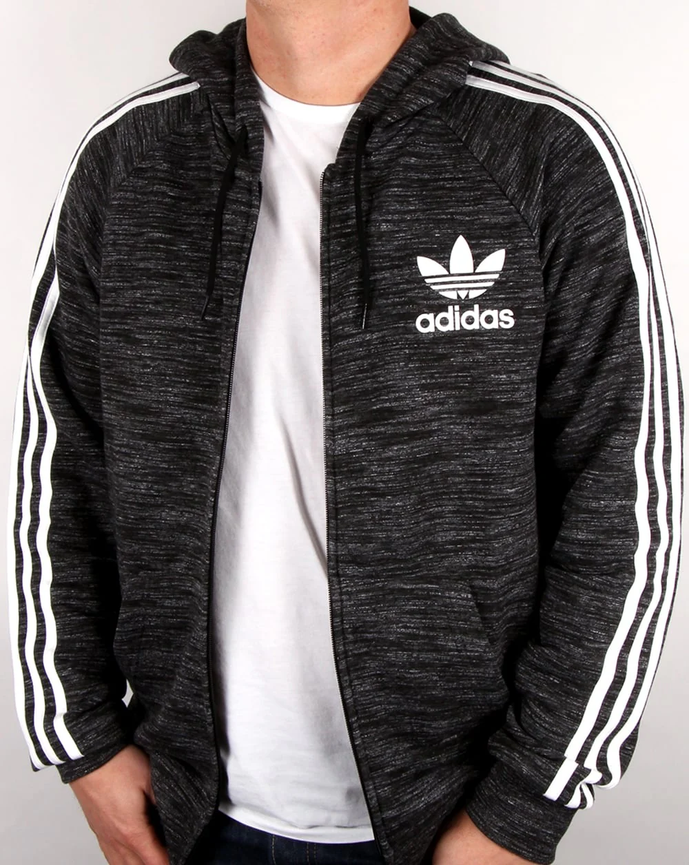 Adidas Originals California Fz Hoody Black - Image 4
