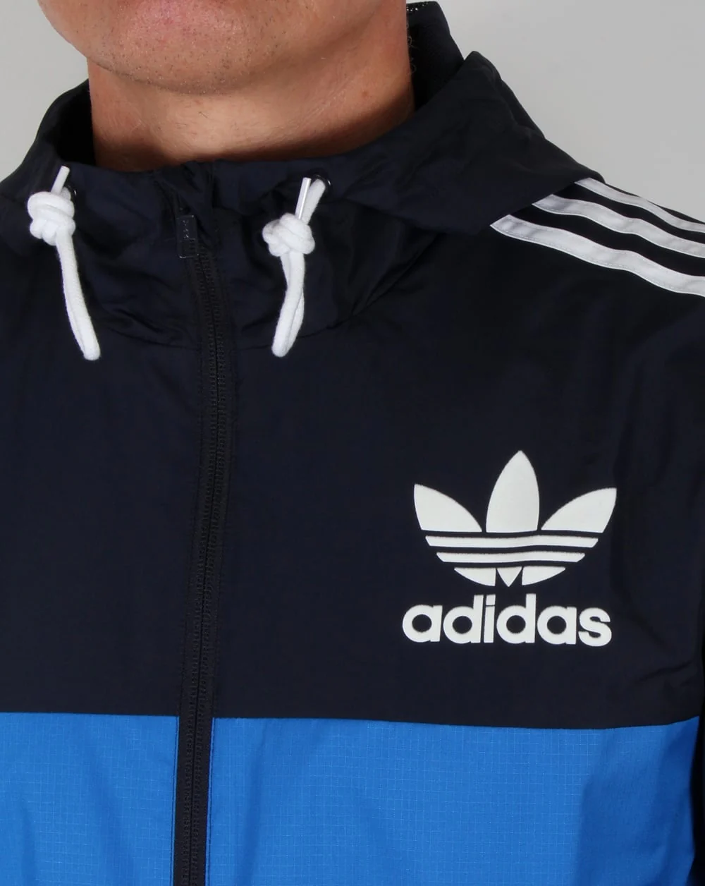 Adidas Originals California Windbreaker Navy/Bluebird - Image 2