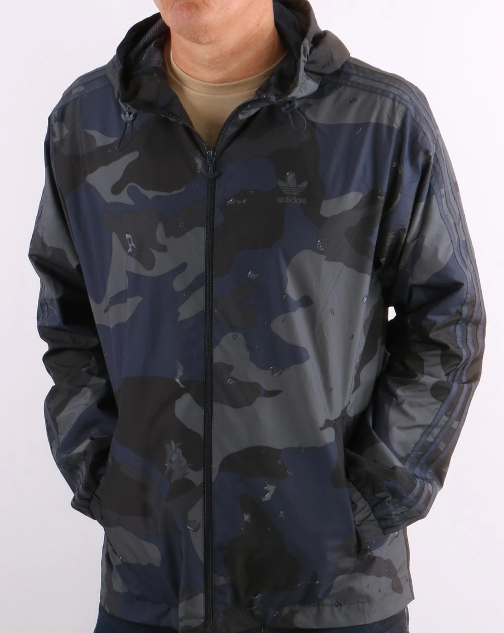 Adidas Originals Camo Windbreaker Night Navy - Image 4