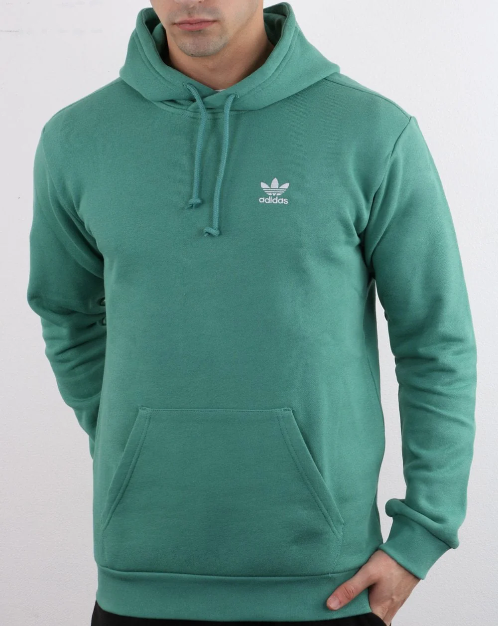 Adidas Originals Classic Hoody Soft Green - Image 2