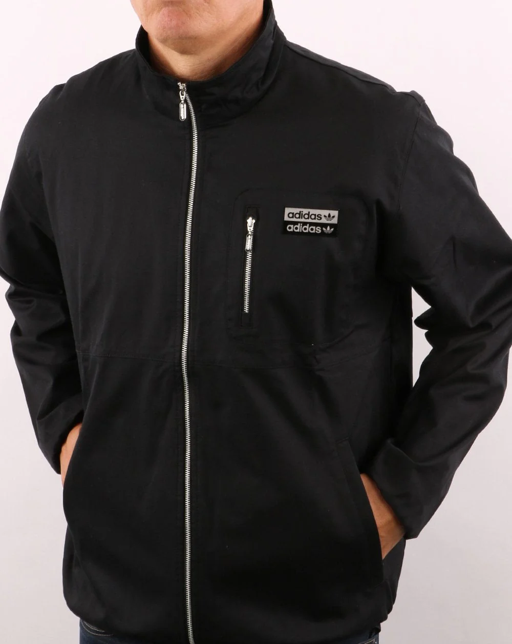 Adidas Originals Cotton Twill Jacket Black - Image 4