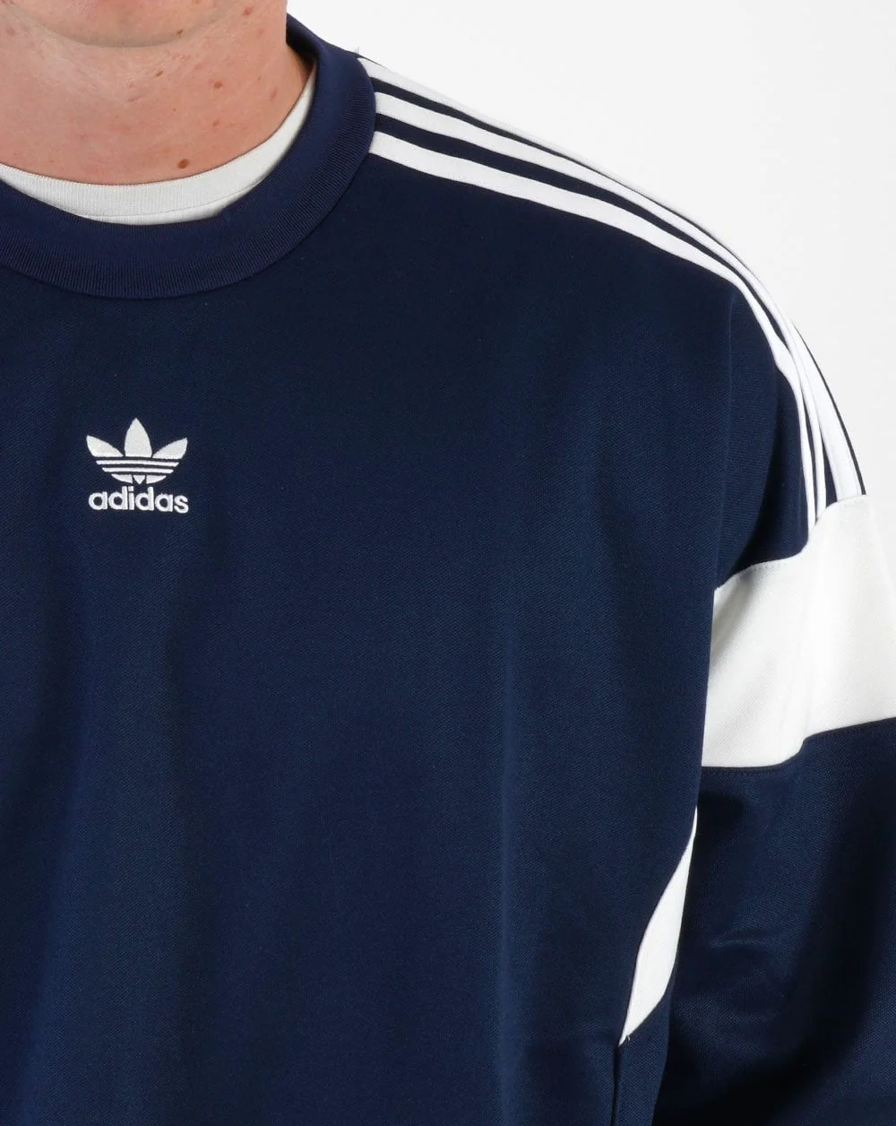 Adidas Originals Cutline Crew Sweat Night Indigo - Image 3