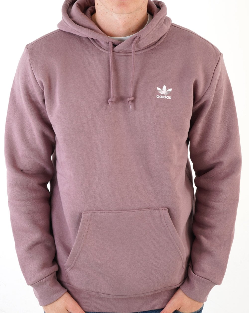Adidas Originals Essential Hoody Mauve - Image 3