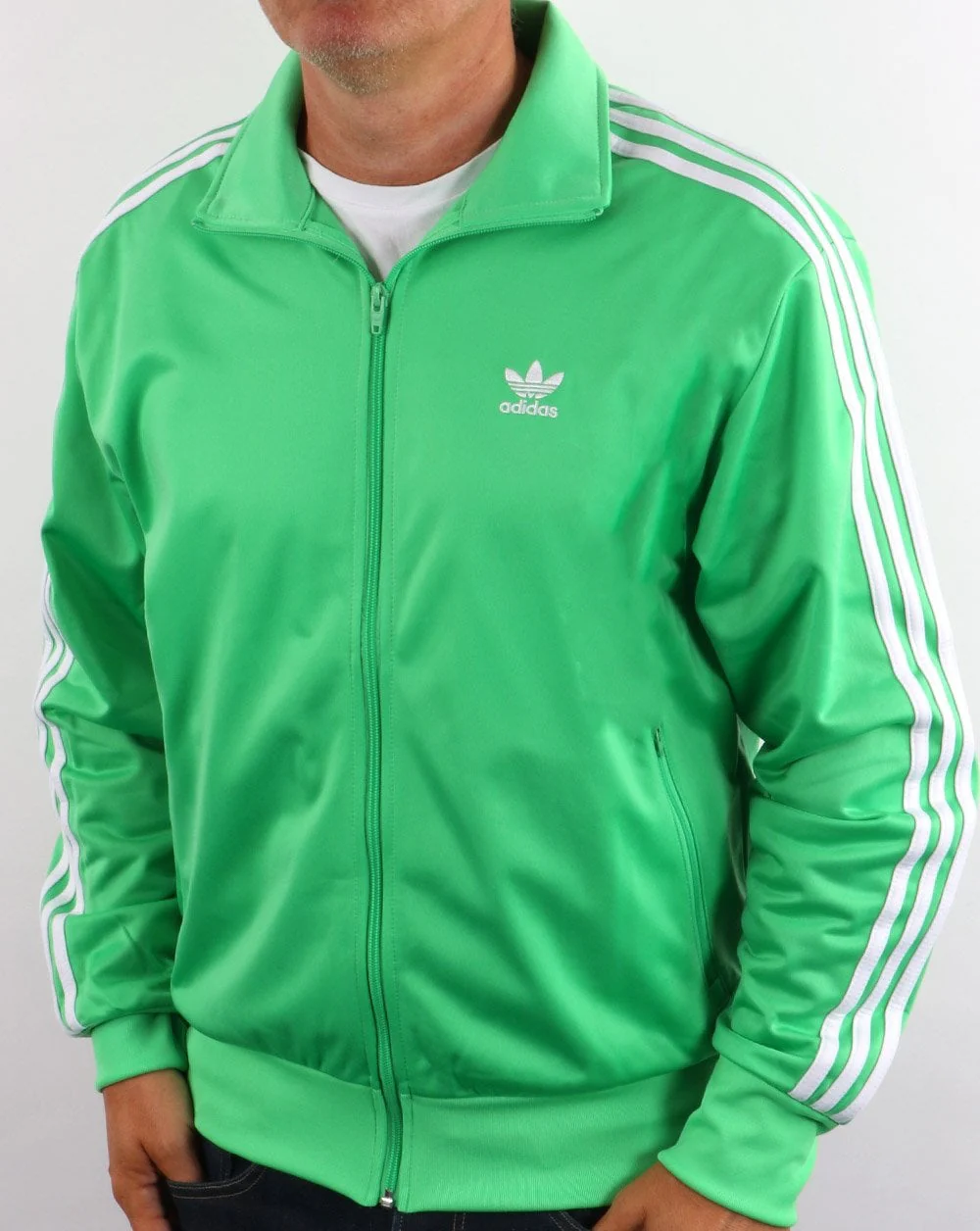 Adidas Originals Firebird Track Top Mint Green - Image 2