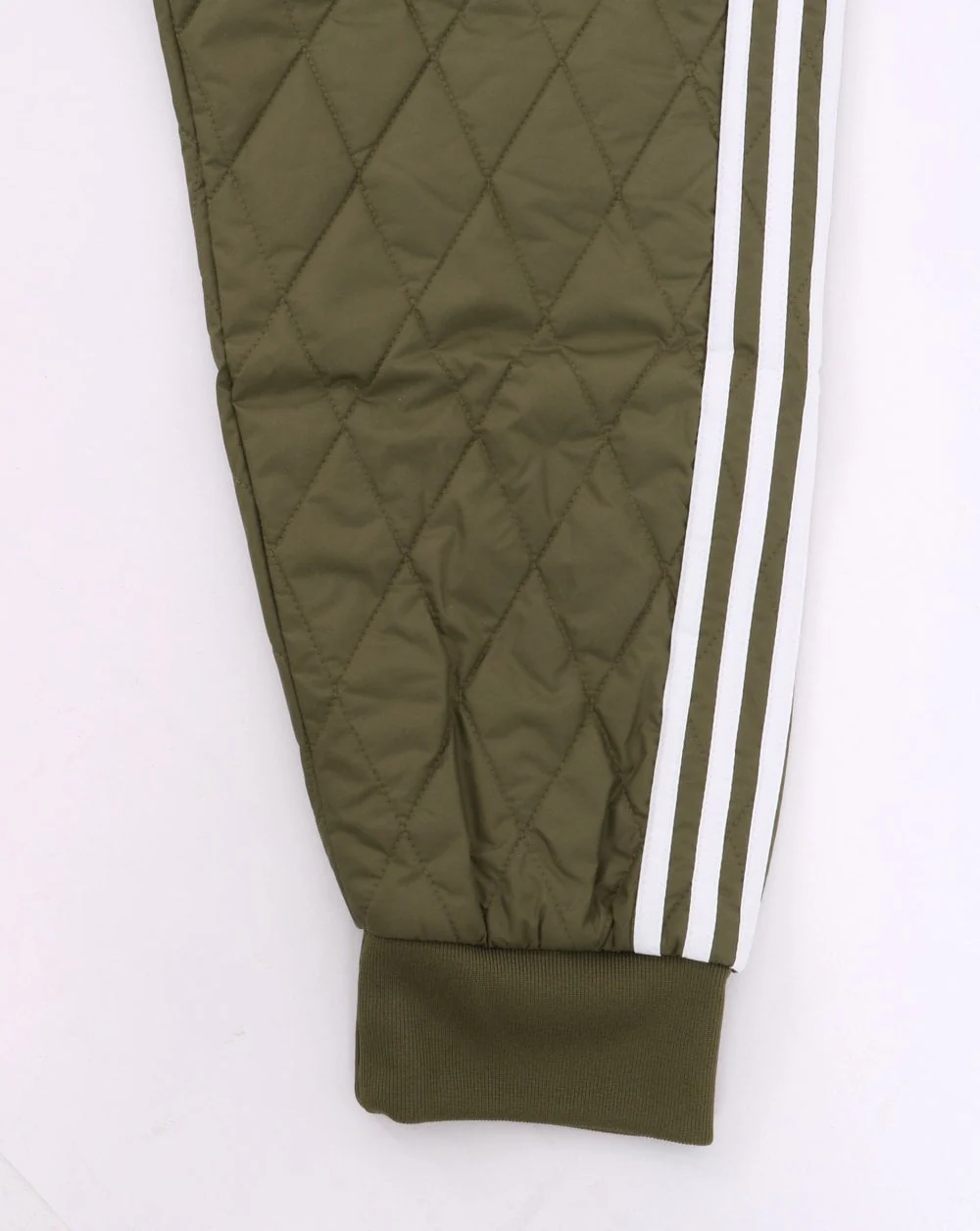 Adidas Originals Quilted SST Track Pants Olive - Image 5