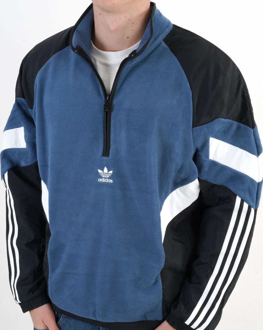 Adidas Originals Rekive Polarfleece Blue/Black - Image 4