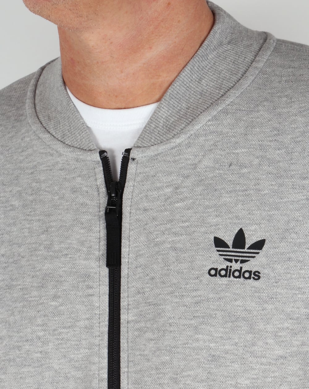 Adidas Originals Relaxed Superstar Track Top Grey Heather - Image 2