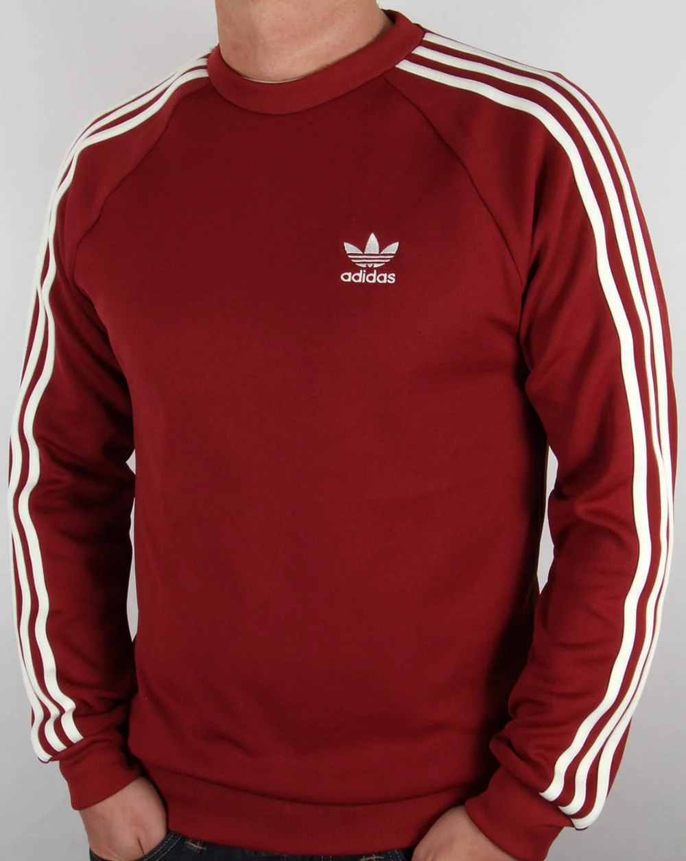 Adidas Originals Retro Sweat Top Burnt Red