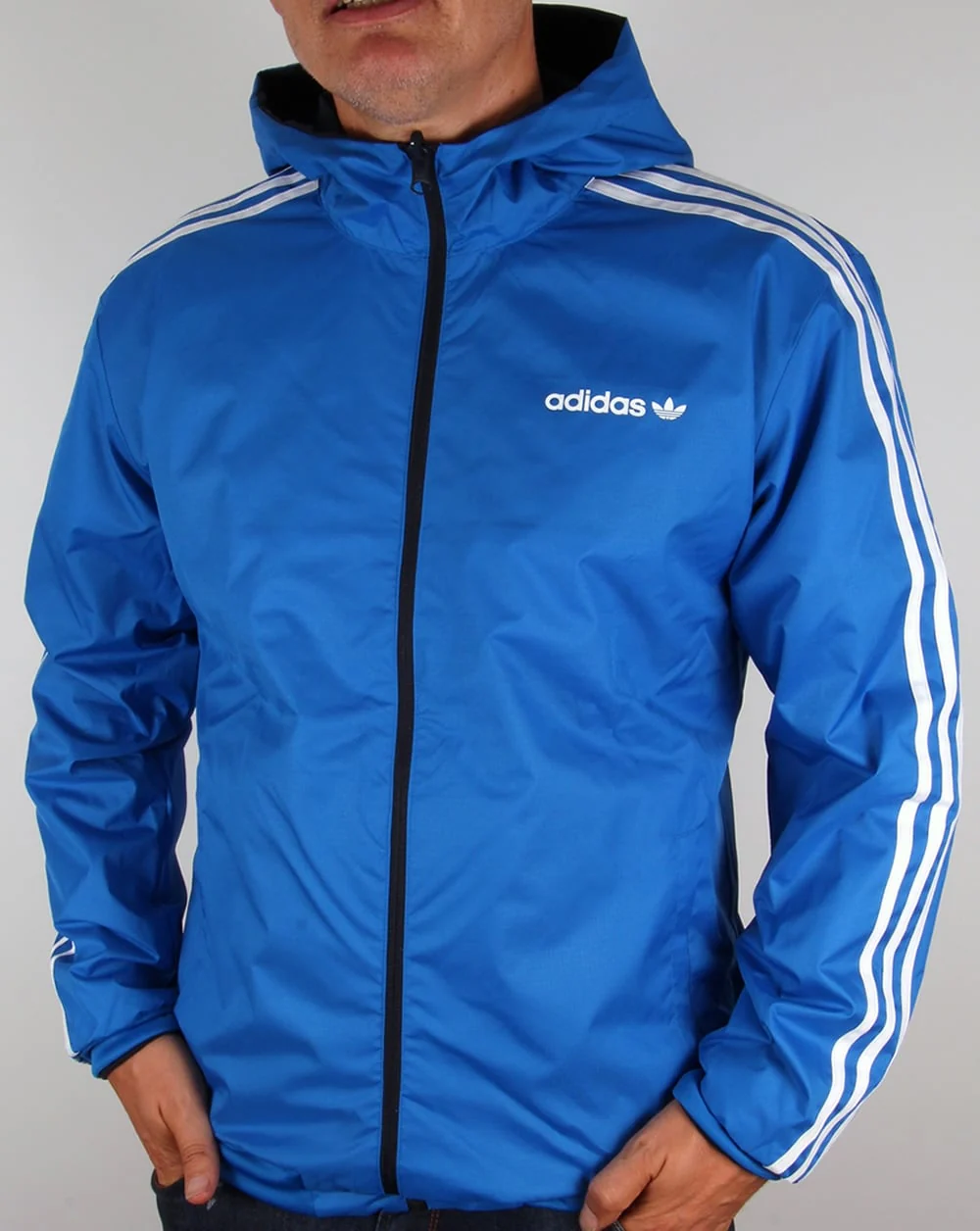 Adidas Originals Reversible Windbreaker Navy/Bluebird - Image 2
