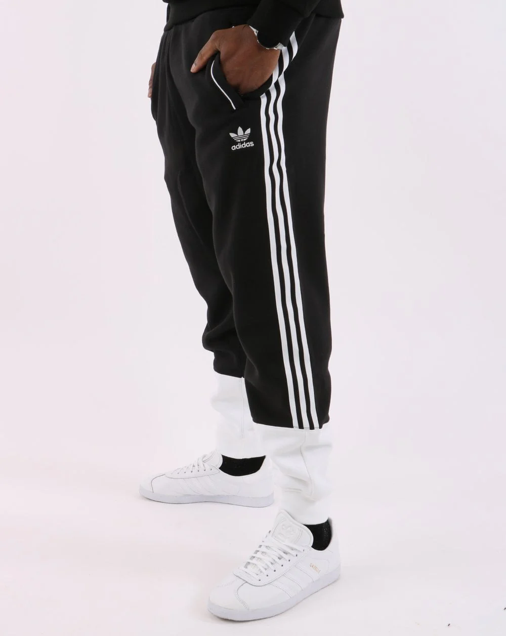 Adidas Originals SST Jog Pants Black/White - Image 3