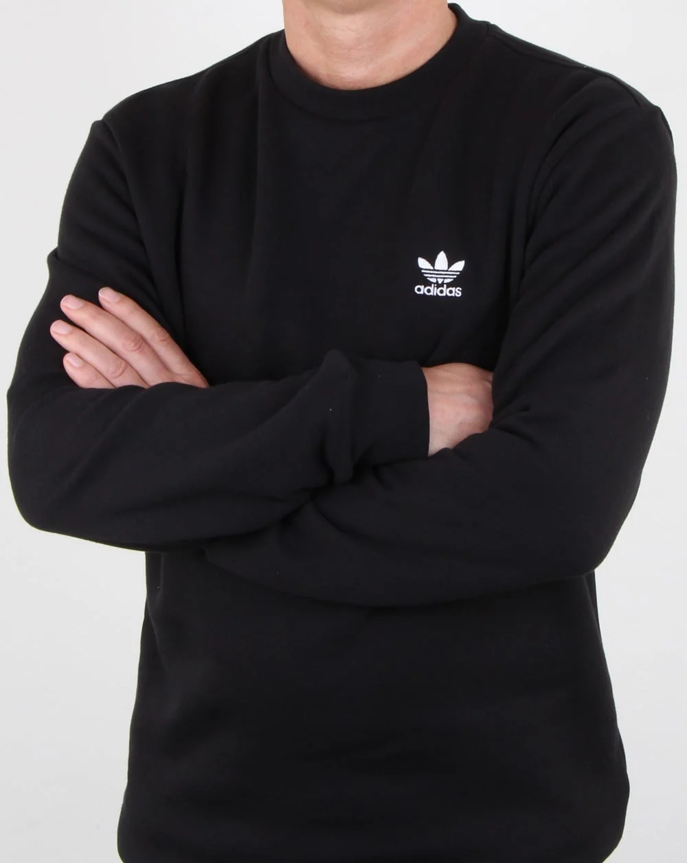 Adidas Originals Standard Crew Sweat Black - Image 3