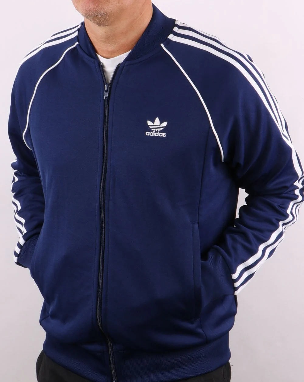 Adidas Originals Superstar Track Top Navy - Image 3