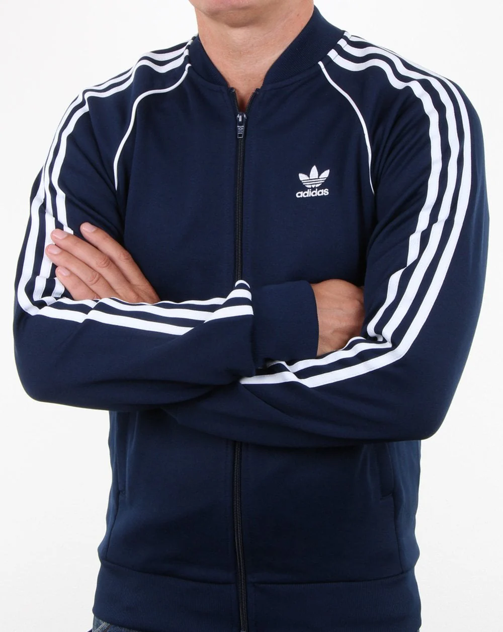 Adidas Originals Superstar Track Top Navy/white - Image 4