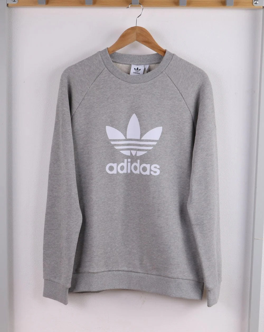 Adidas Originals Trefoil Crew Sweat Grey Heather