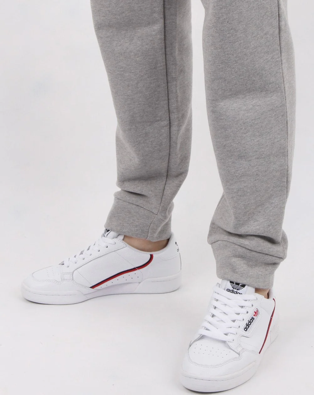 Adidas Originals Trefoil Joggers Grey Heather - Image 3