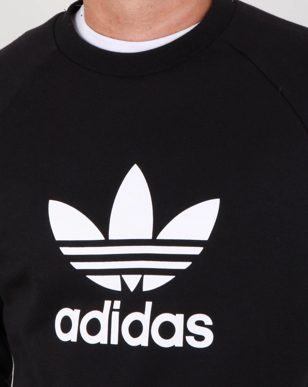 Adidas Originals Trefoil Sweatshirt Black - Image 2