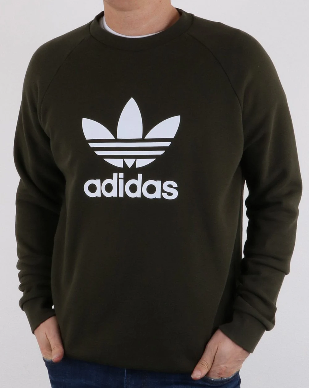 Adidas Originals Trefoil Sweatshirt khaki - Image 2