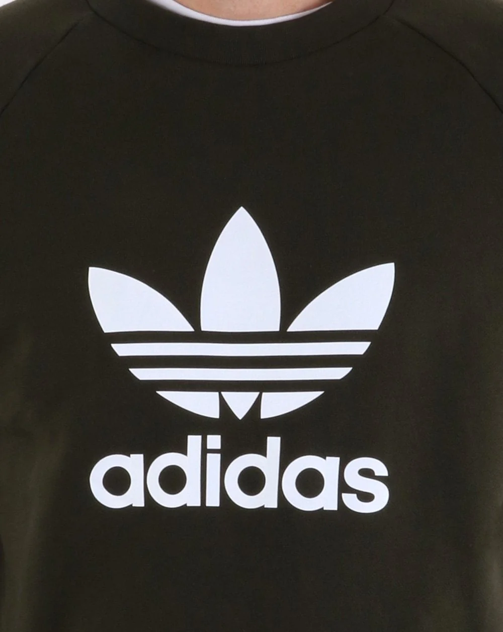 Adidas Originals Trefoil Sweatshirt khaki - Image 3