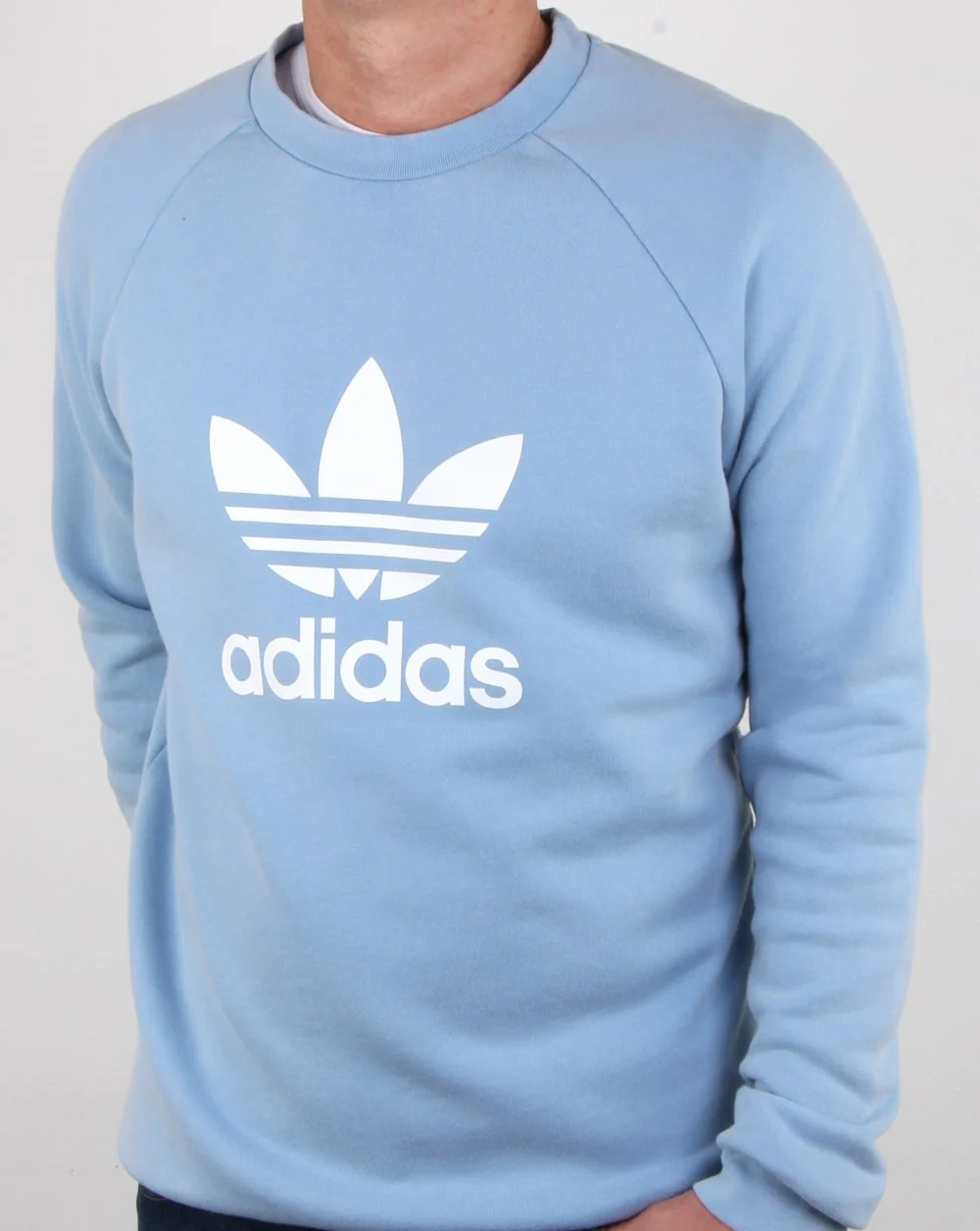 Adidas Originals Trefoil Sweatshirt Sky