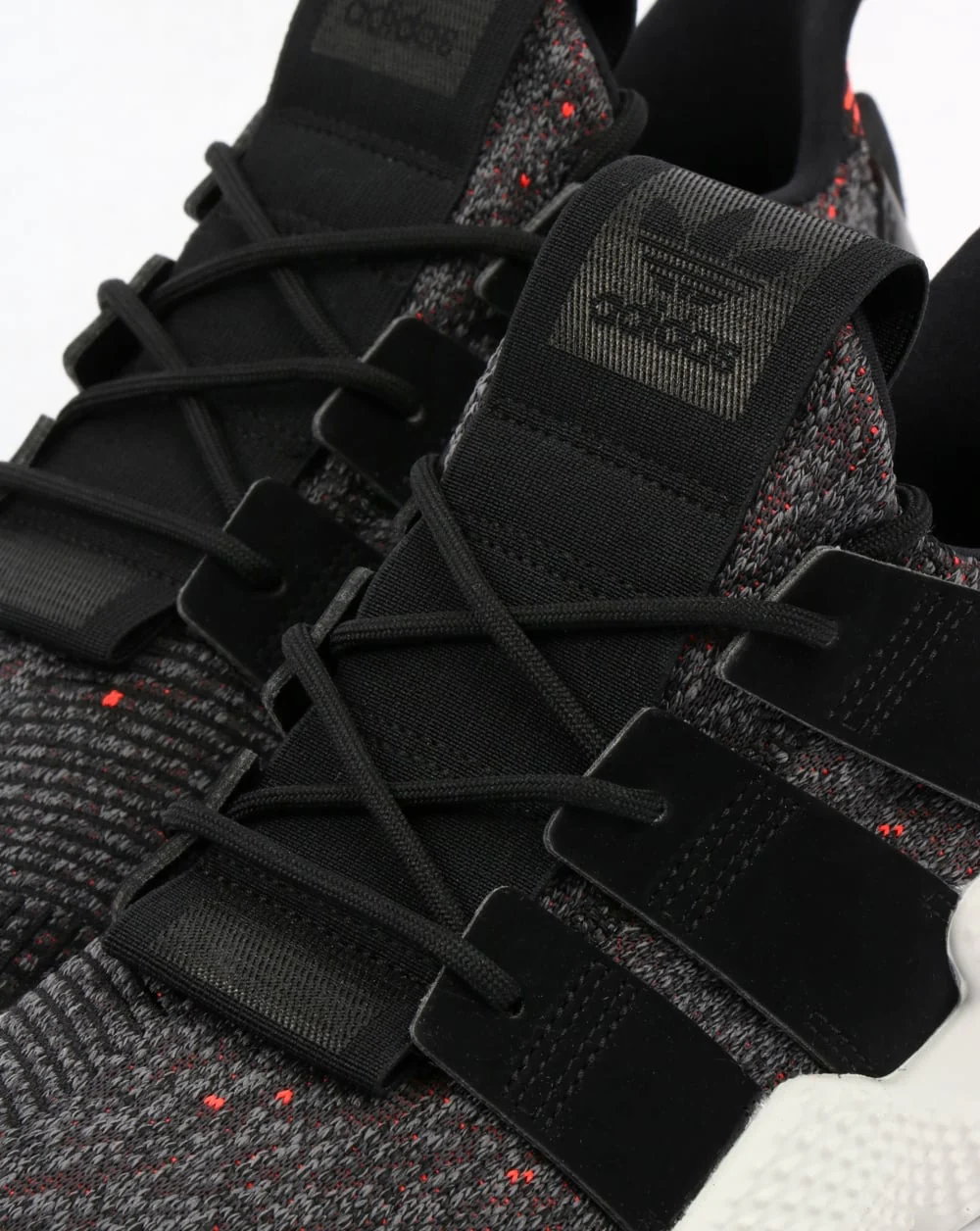 Adidas Prophere Trainers Black/Black/Solar Red - Image 2