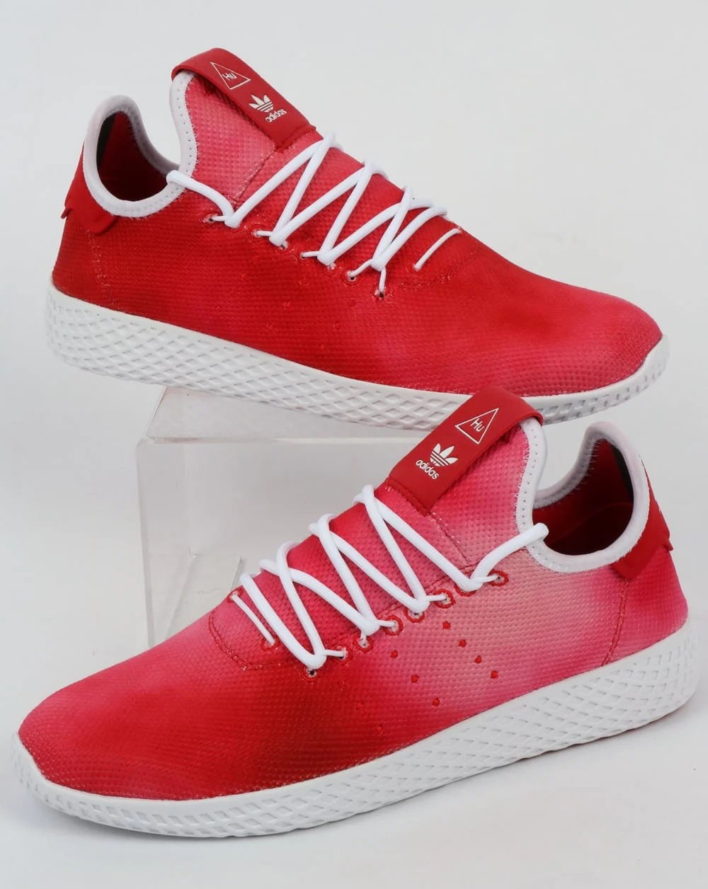 Adidas PW HU Holi Tennis Trainers Scarlet Red/White - Image 2