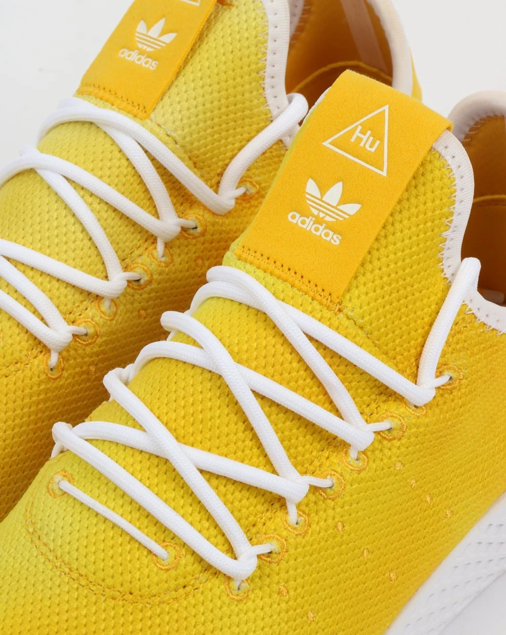 Adidas PW HU Holi Tennis Trainers Yellow/White - Image 3