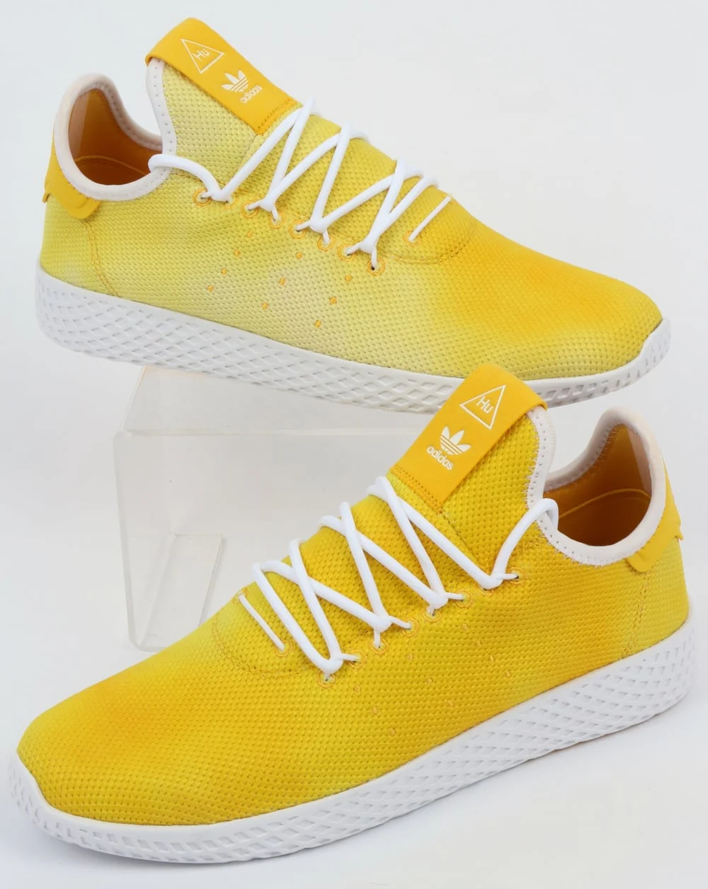 Adidas PW HU Holi Tennis Trainers Yellow/White - Image 4