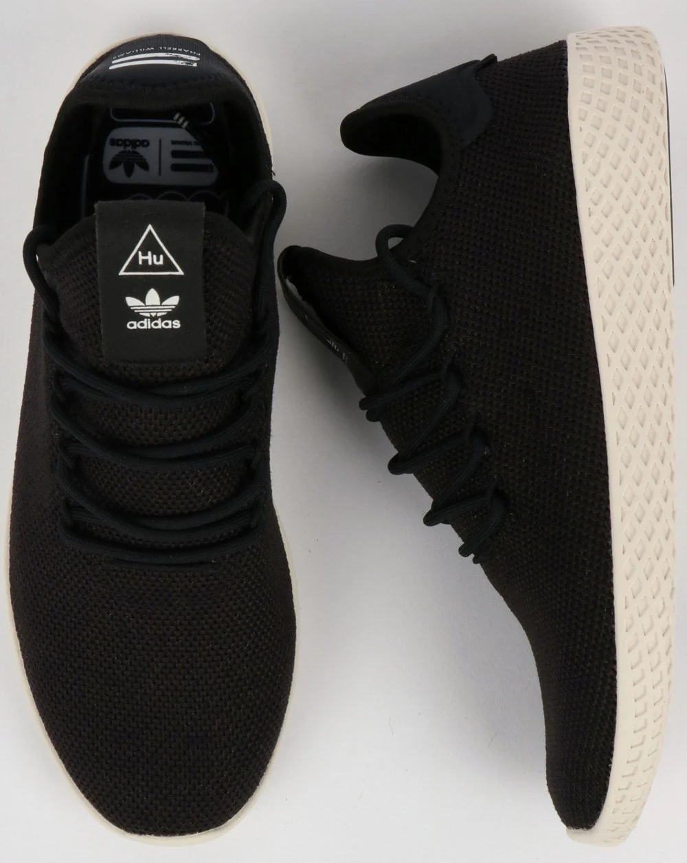 Adidas PW Tennis HU Trainers Black/Black/White - Image 2
