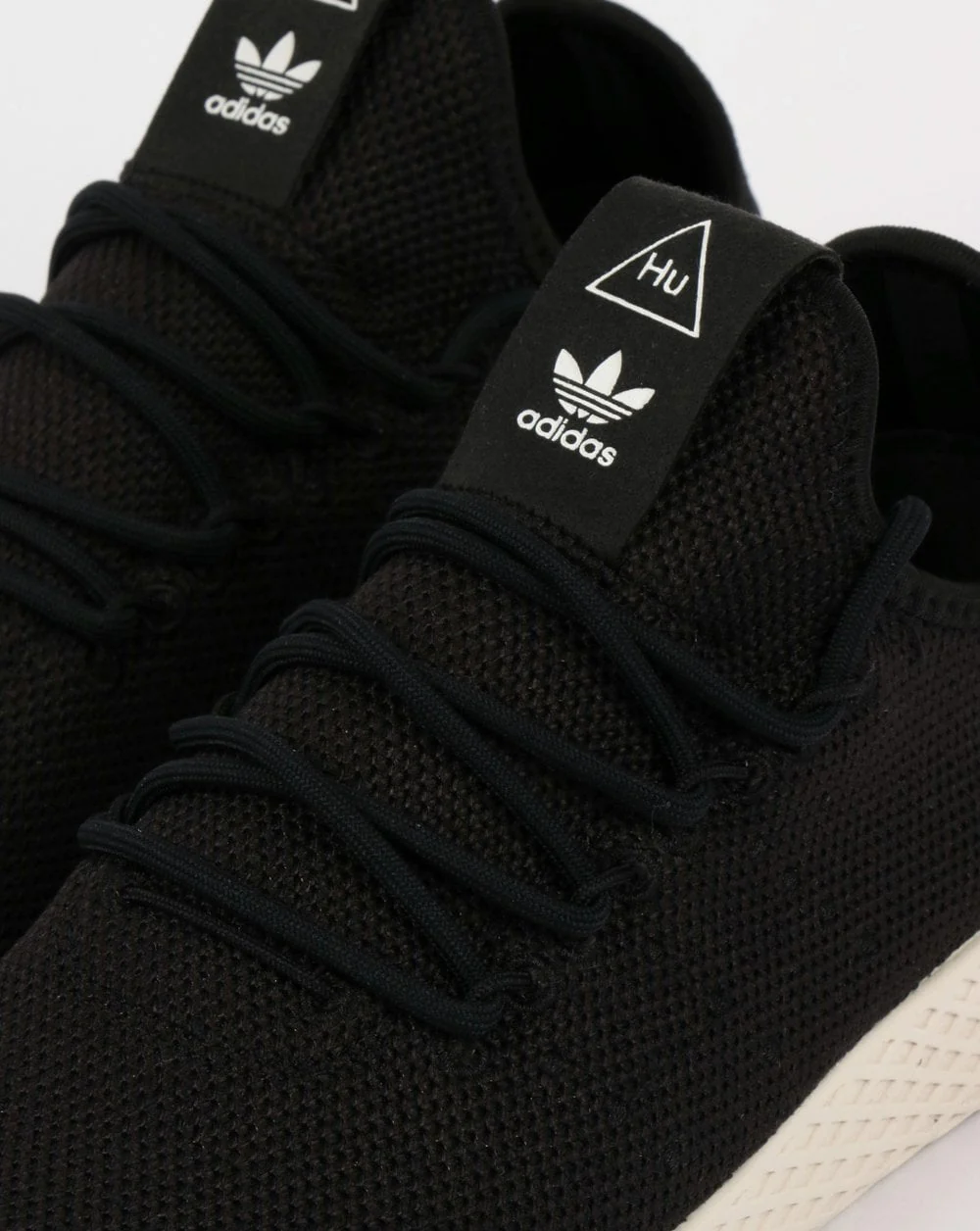 Adidas PW Tennis HU Trainers Black/Black/White - Image 3