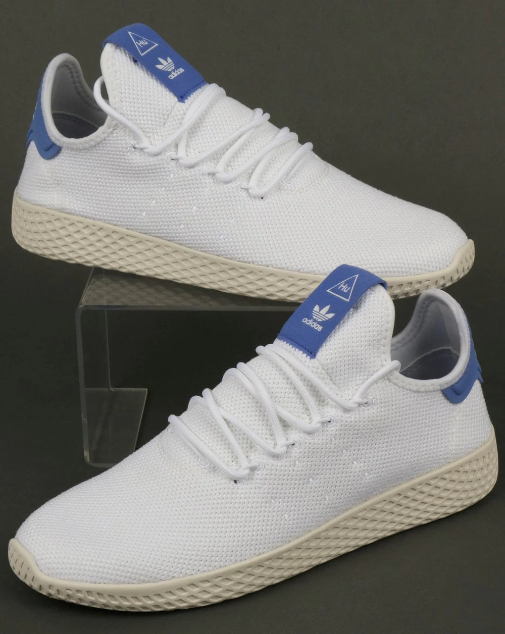 Adidas PW Tennis HU Trainers White/Blue - Image 4