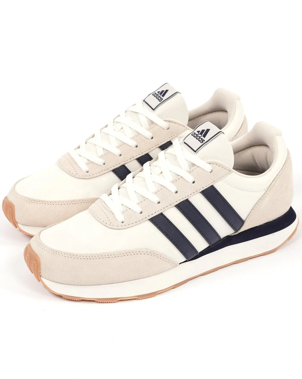 Adidas Run 60s Trainers Off White / Navy - Image 2