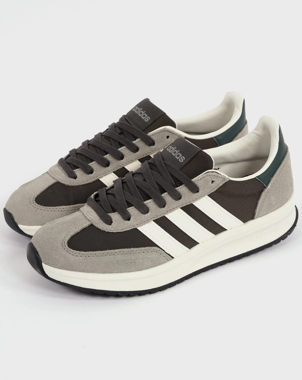 Adidas Run 70s Trainers Olive / Grey - Image 2