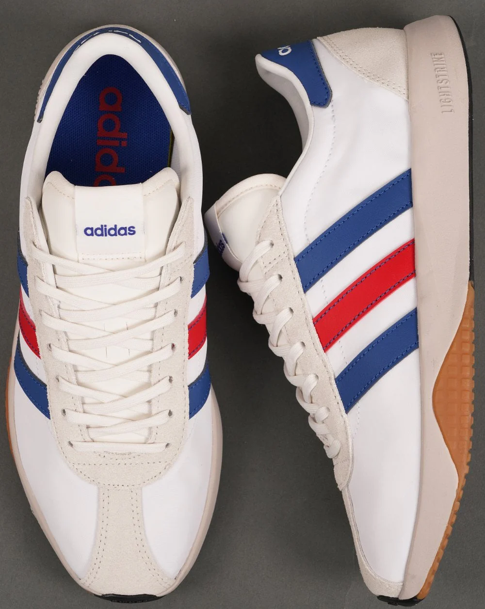 Adidas Run 76/26 Trainers White Royal - Image 4