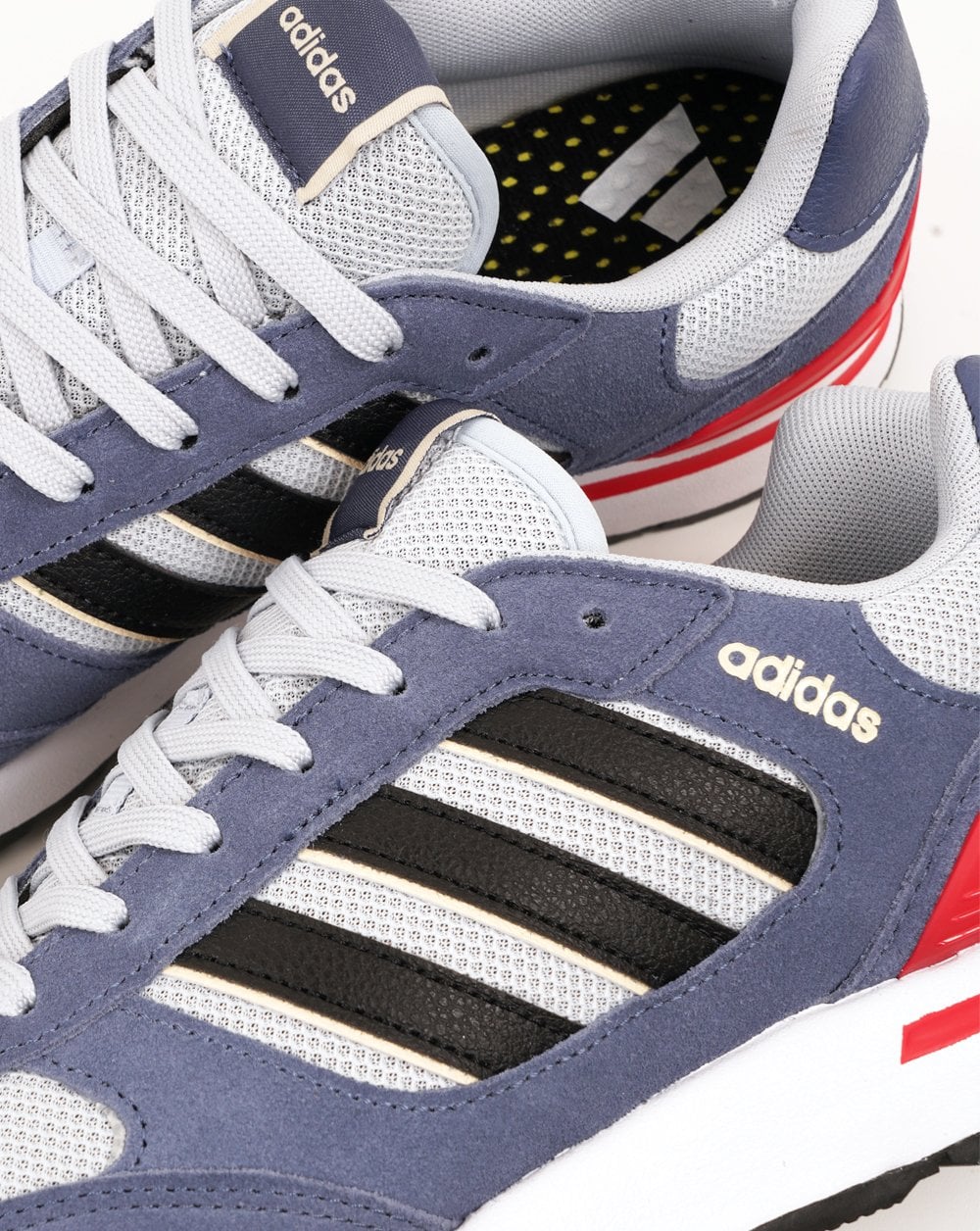Adidas Run 80s Trainers Mist Blue - Black - Image 3