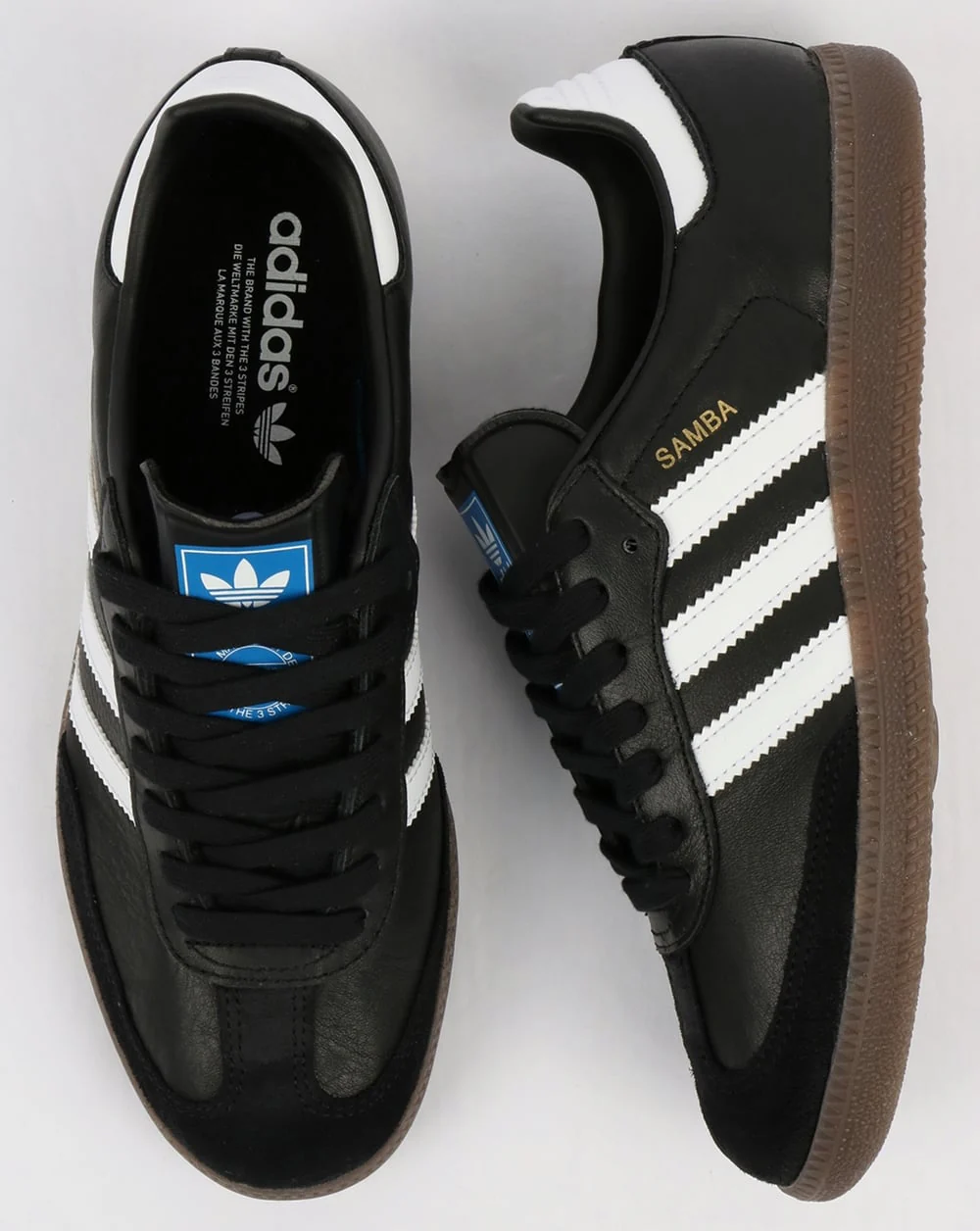 Adidas Samba OG Trainers Black/White/Gum - Image 2