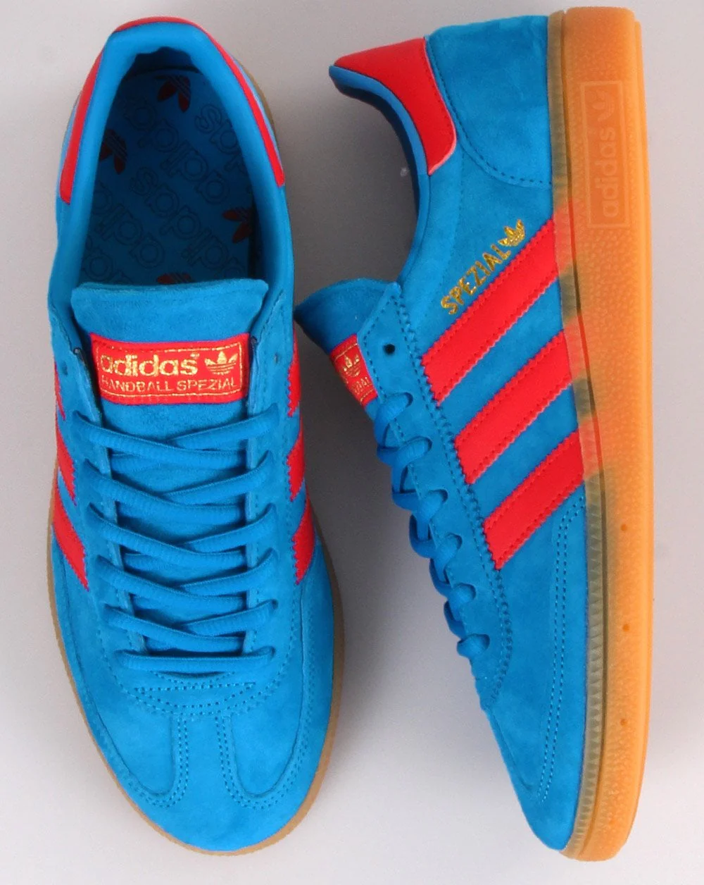 Adidas Spezial Trainers Bright Blue/Vivid Red - Image 2