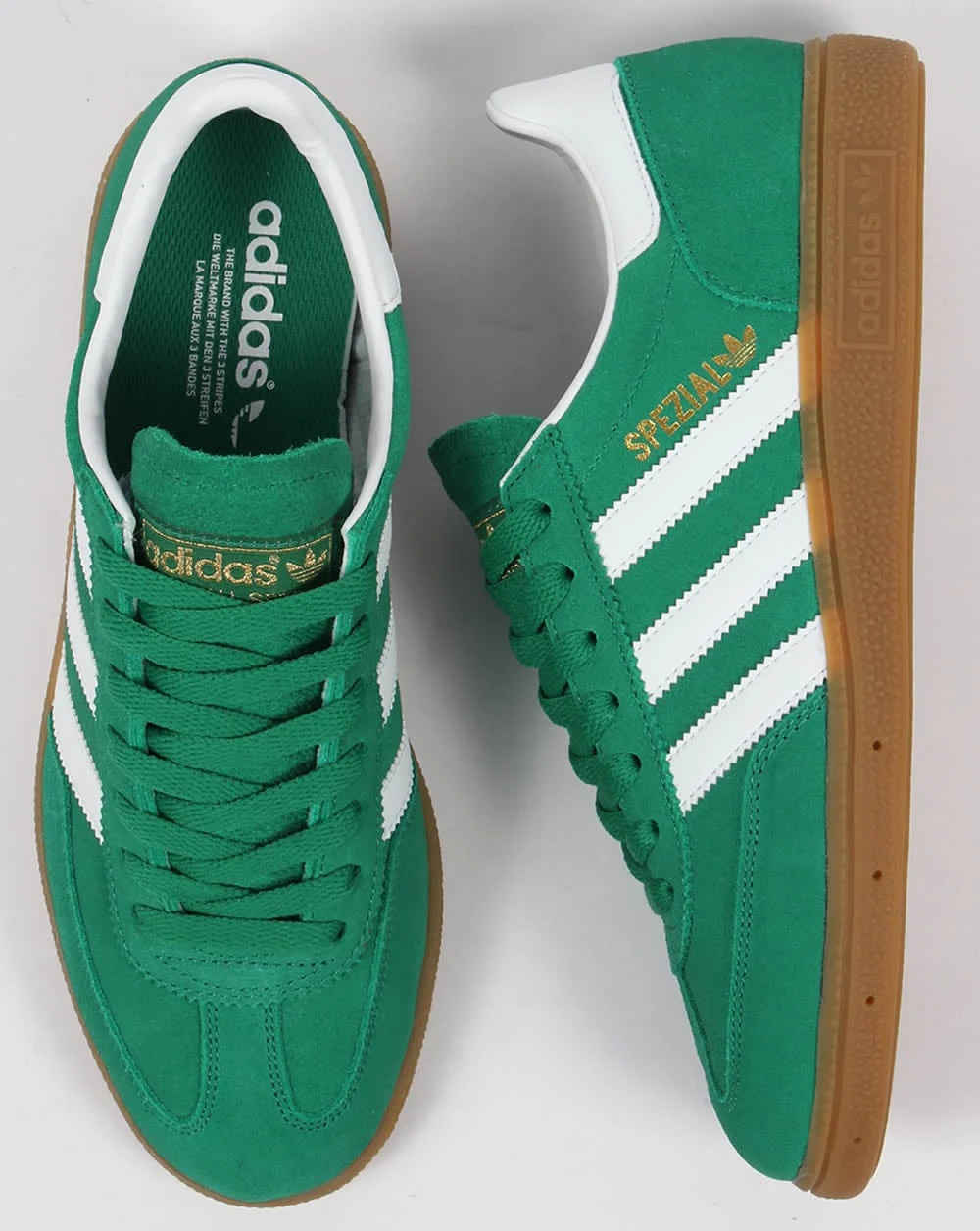 Adidas Spezial Trainers Green White - Image 4