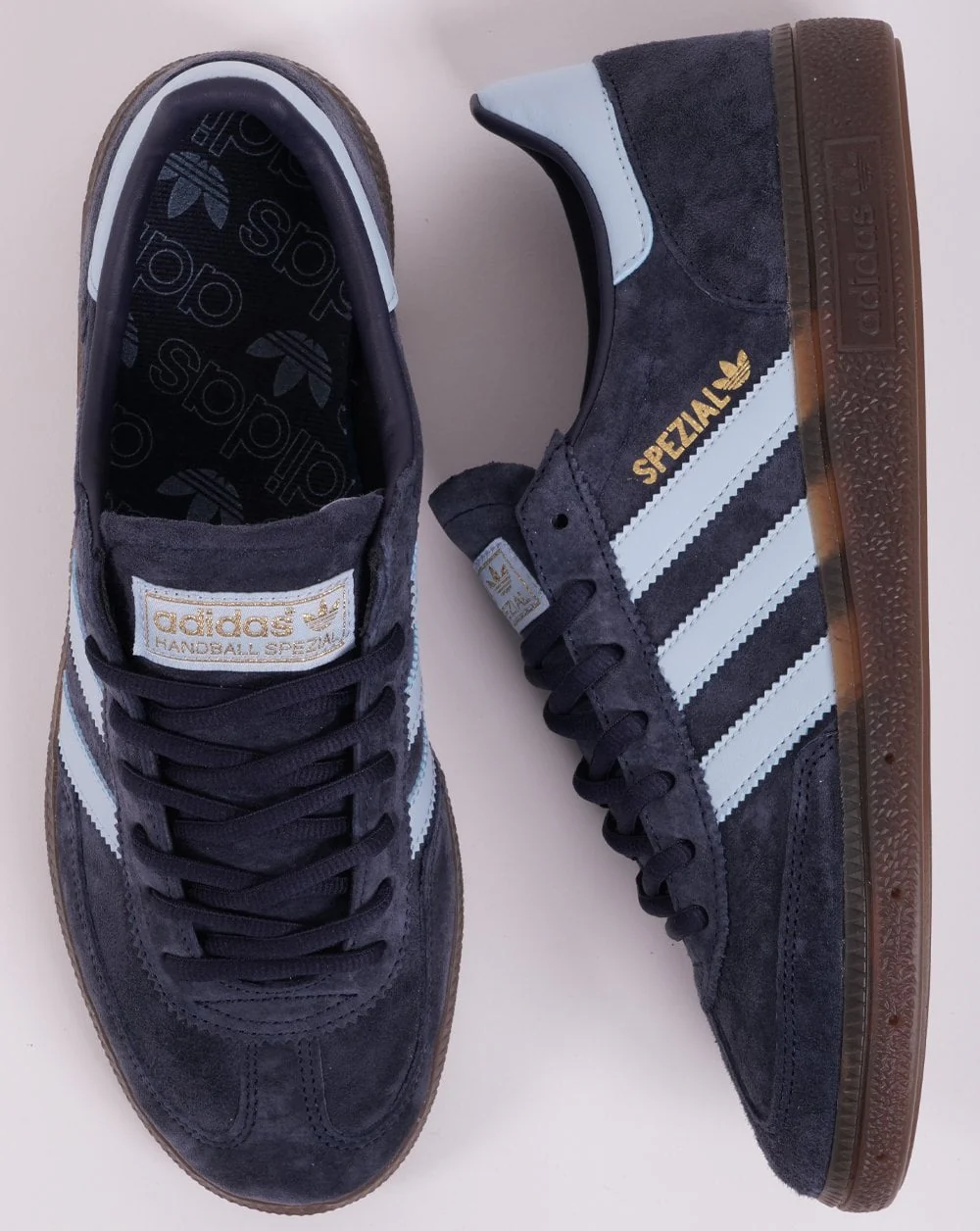 Adidas Spezial Trainers Navy/Sky - Image 2