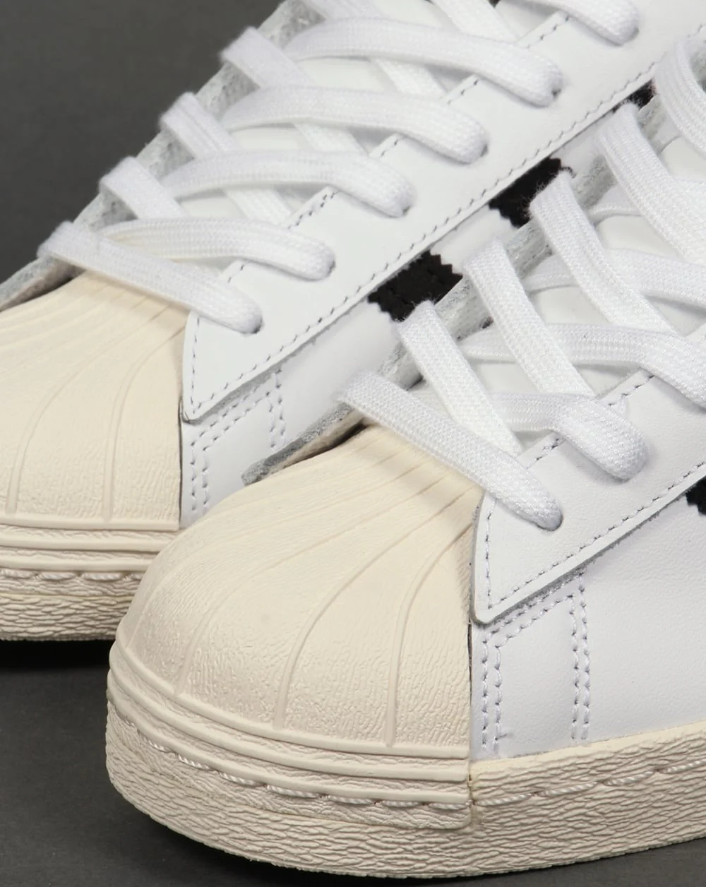 Adidas Superstar 80s Trainers White/Black - Image 4
