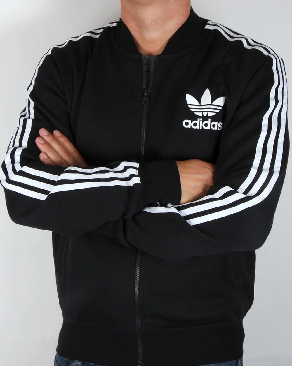 Adidas Superstar Large Logo Track Top Black - Image 3