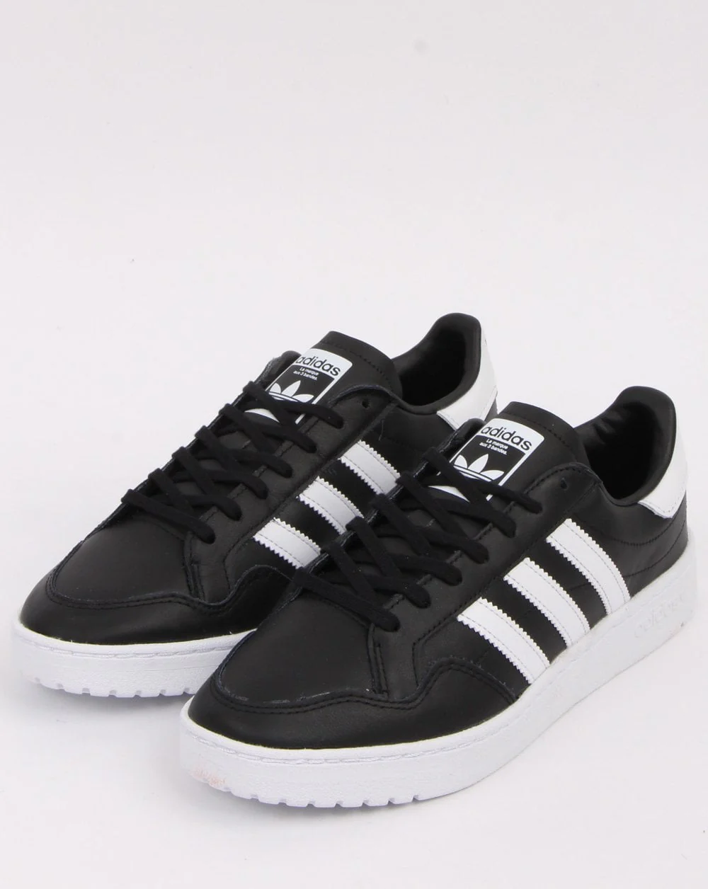Adidas Team Court Trainers Black/White - Image 3