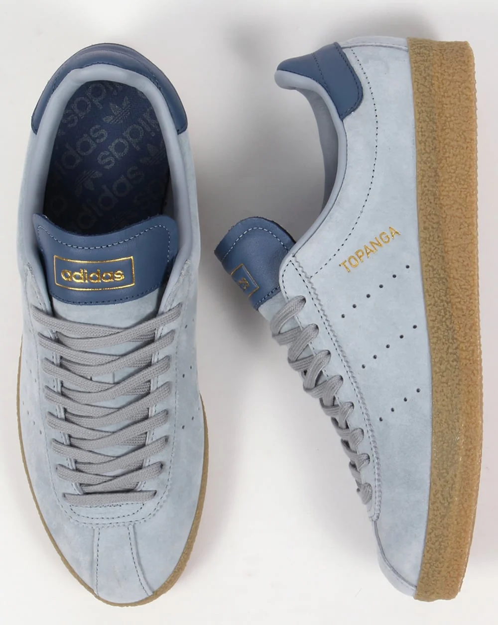 Adidas Topanga Clean Trainers Frosted Grey/ Ink - Image 3